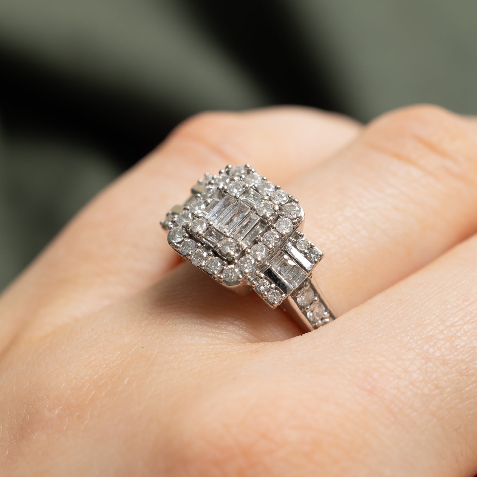 Multi Cut Diamond Cluster Ring | 1.00ctw | SZ 7.25 |
