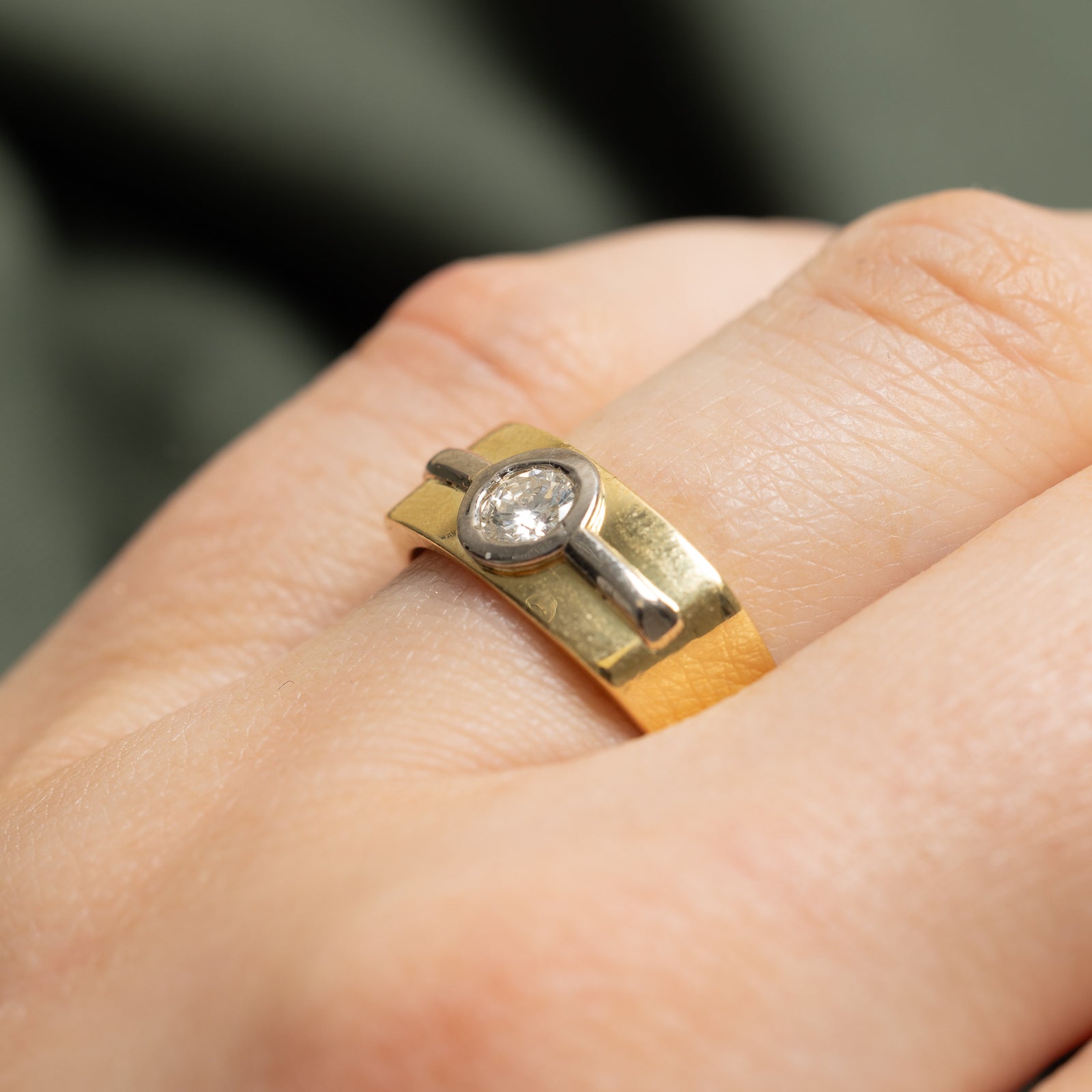 Bezel Set Diamond Ring | 0.24ct | SZ 6.5 |