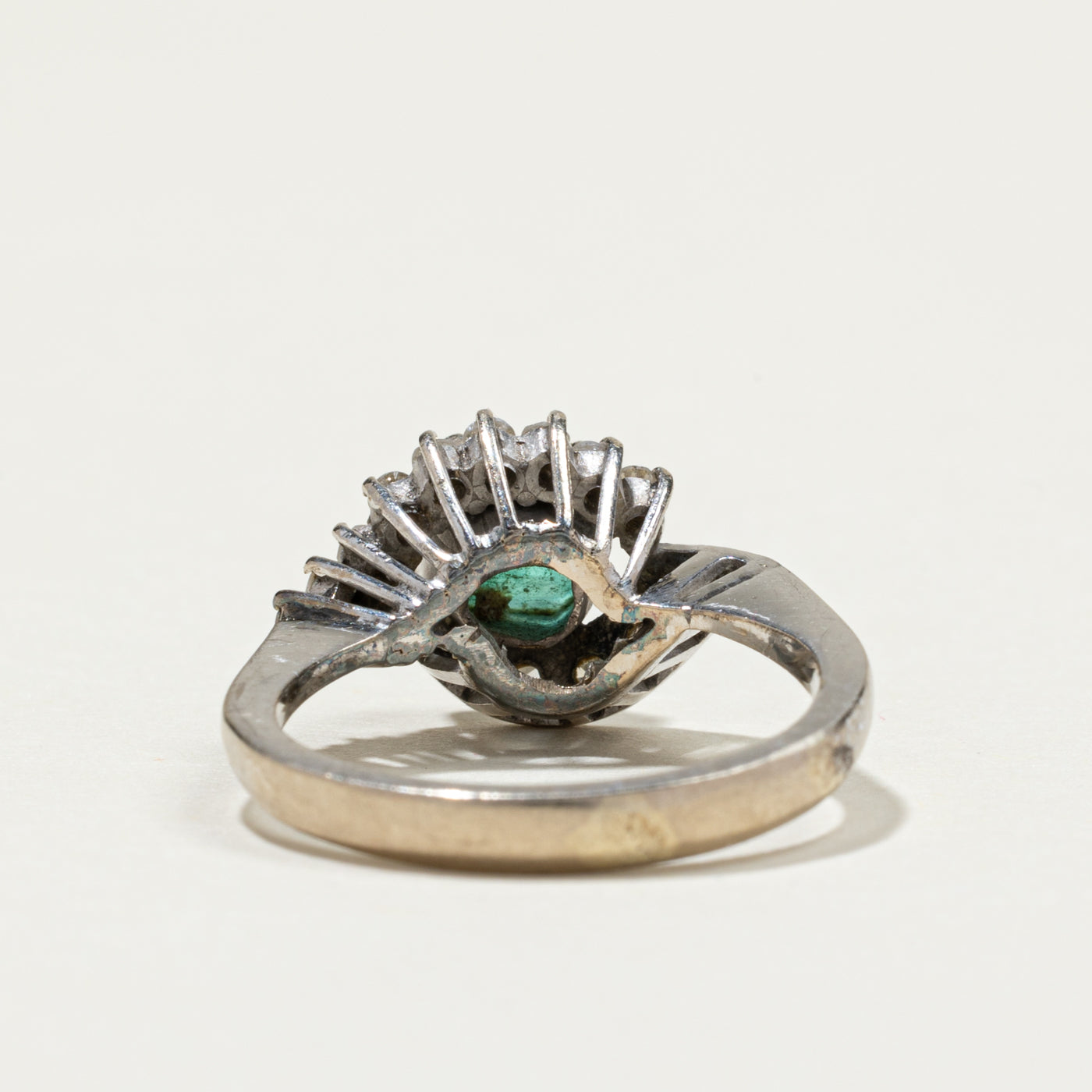 Beryl & Diamond Ring | 0.82ct, 0.23ctw | SZ 5.75
