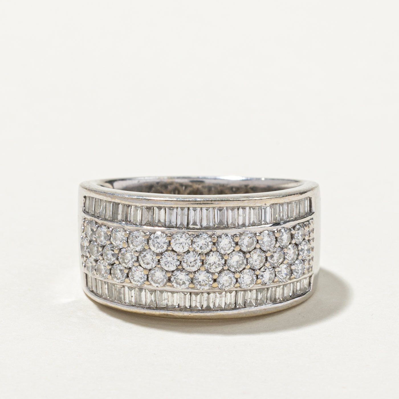 Multi Cut Five Row Diamond Band | 2.01ctw | SZ 9.25