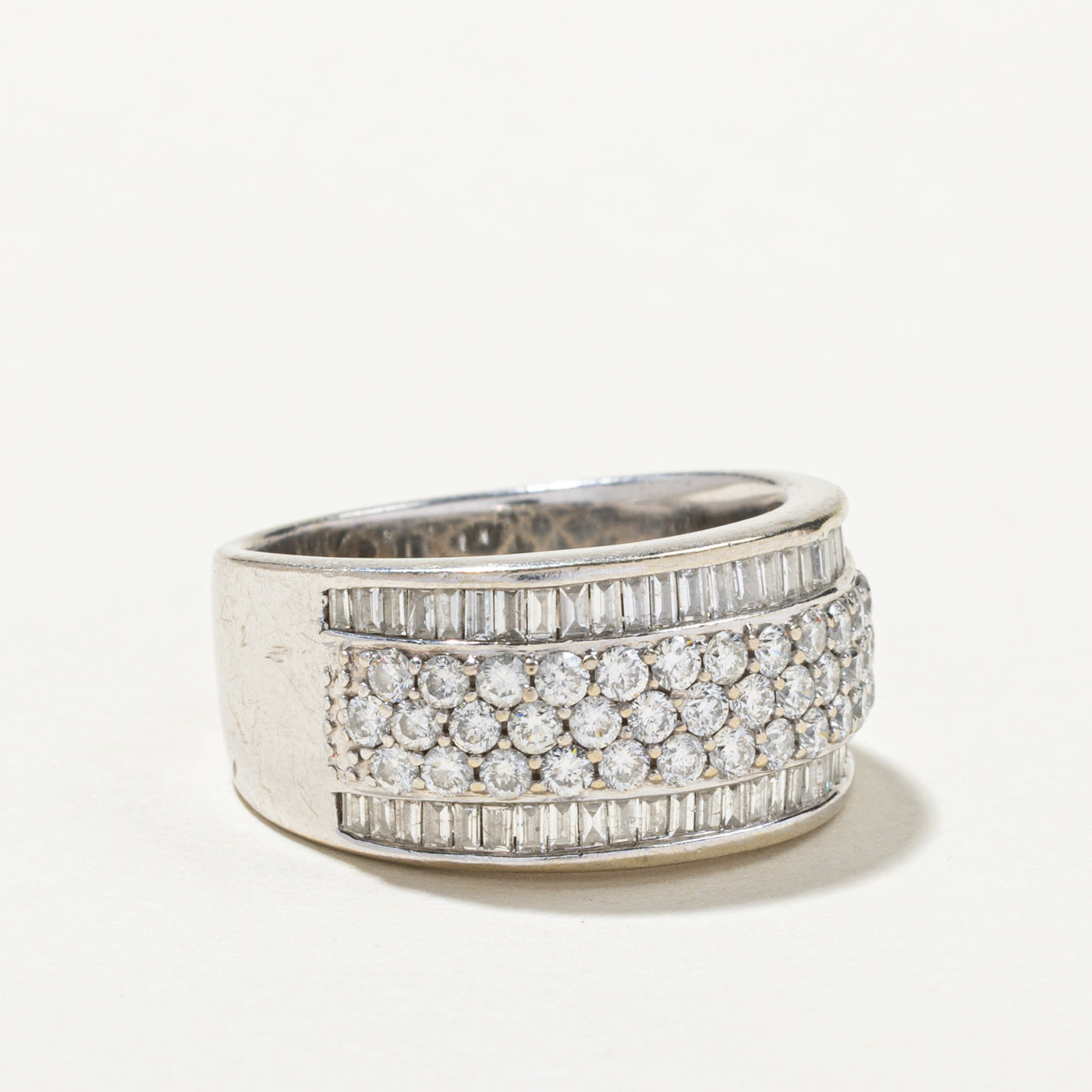 Multi Cut Five Row Diamond Band | 2.01ctw | SZ 9.25