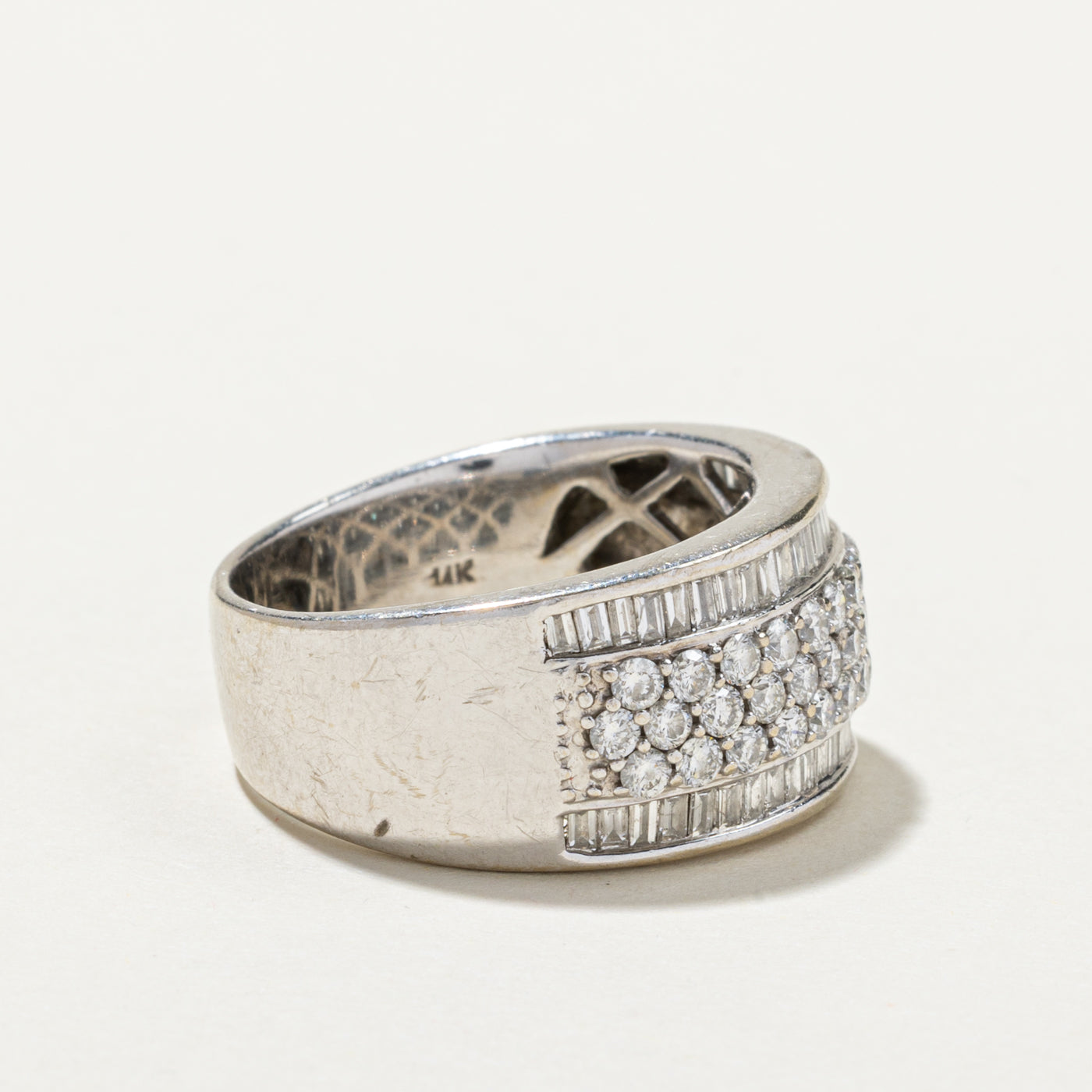 Multi Cut Five Row Diamond Band | 2.01ctw | SZ 9.25