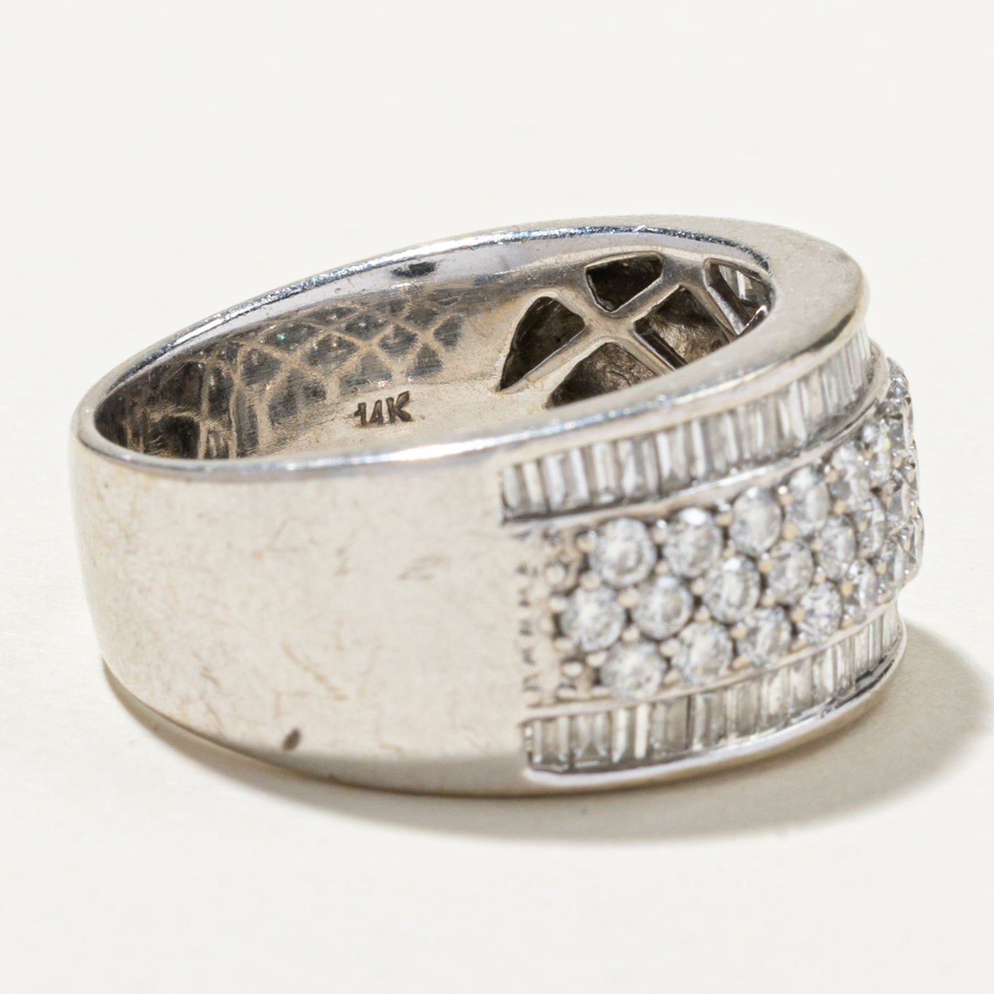 Multi Cut Five Row Diamond Band | 2.01ctw | SZ 9.25