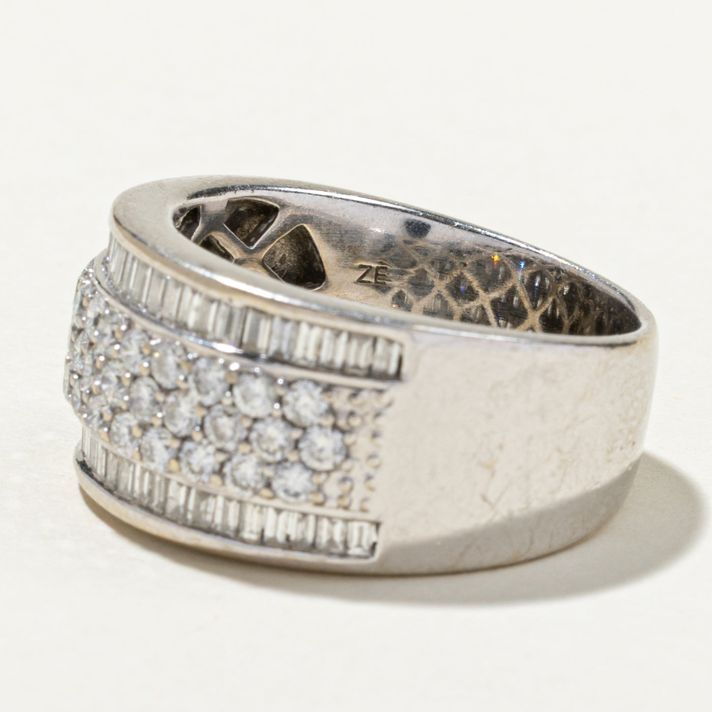 Multi Cut Five Row Diamond Band | 2.01ctw | SZ 9.25