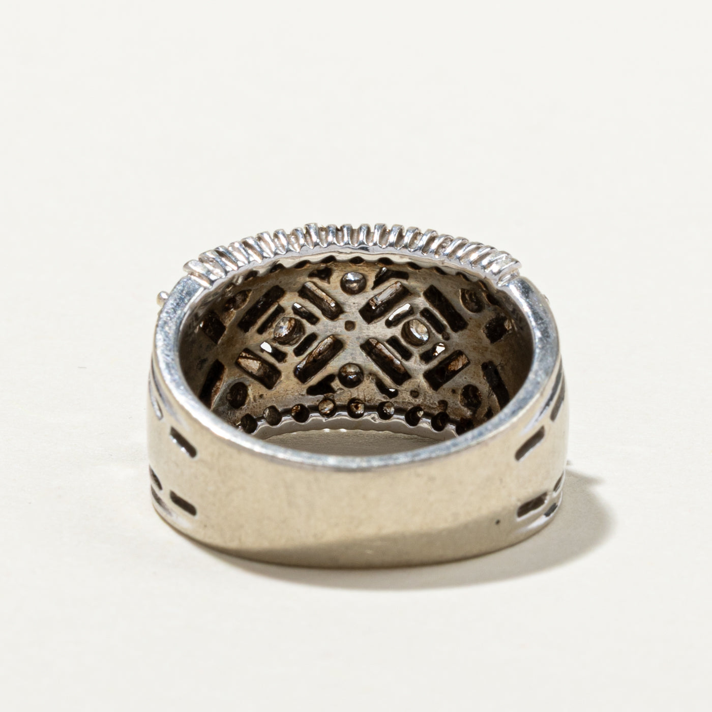 Multi Cut X Design Diamond Band | 1.20ctw | SZ 6.25