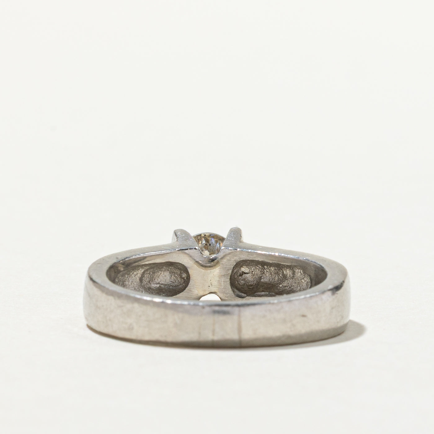Solitaire Tension Set Diamond Ring | 0.52ct | SZ 6