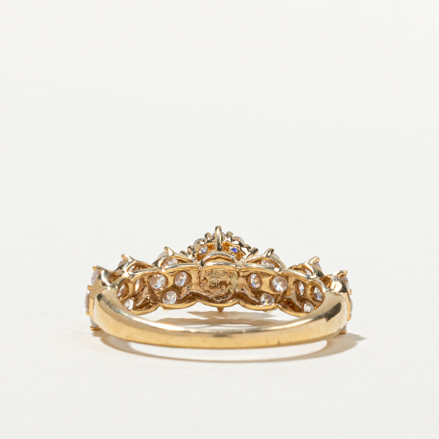 Bague sertie d'un halo de diamants | 1,00 ct | Taille 7