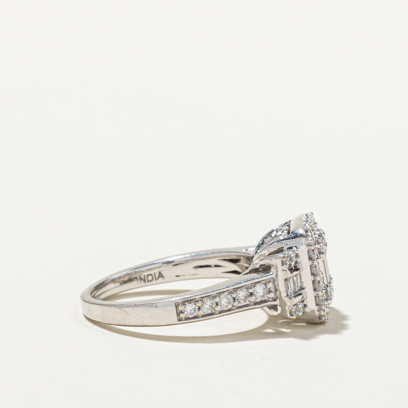 Multi Cut Diamond Cluster Cocktail Ring | 1.53ctw | SZ 7