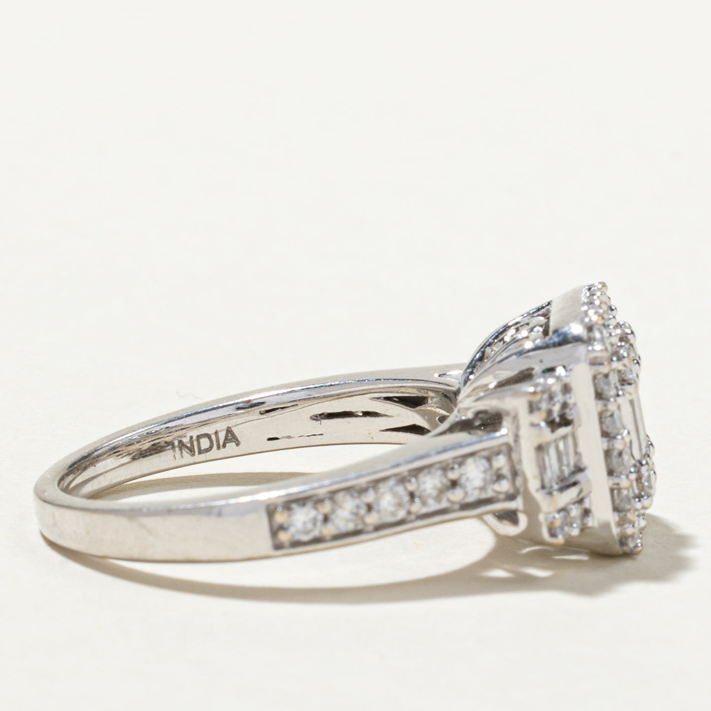 Multi Cut Diamond Cluster Cocktail Ring | 1.53ctw | SZ 7