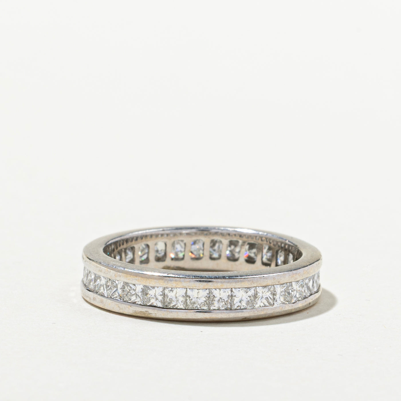 Eternity Princess Cut Diamond Ring | 1.30ctw | SZ 6