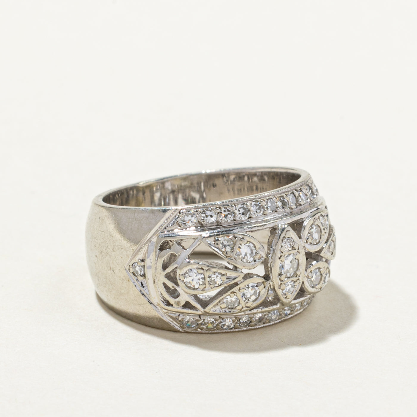 Diamond Openwork Cocktail Ring | 0.26ctw | SZ 5.5