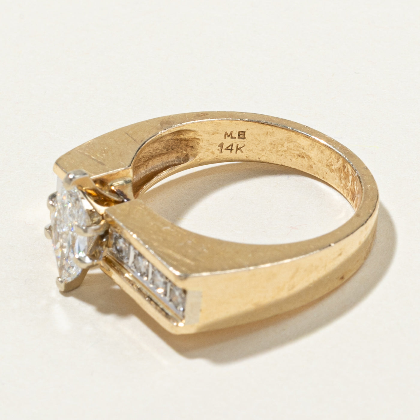 Marquise Cut Diamond Accented Ring | 0.81ctw | SZ 7