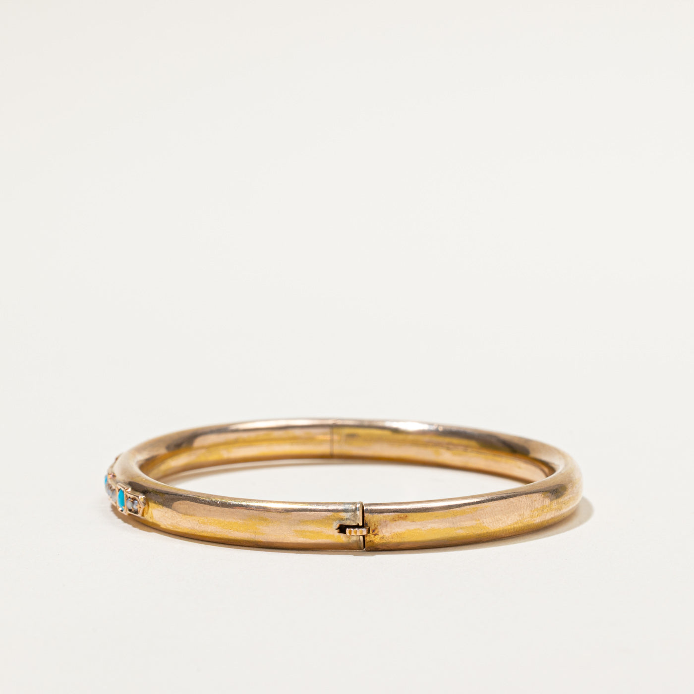 Victorian Pearl Cuff Bracelet | 0.15ctw | 6"