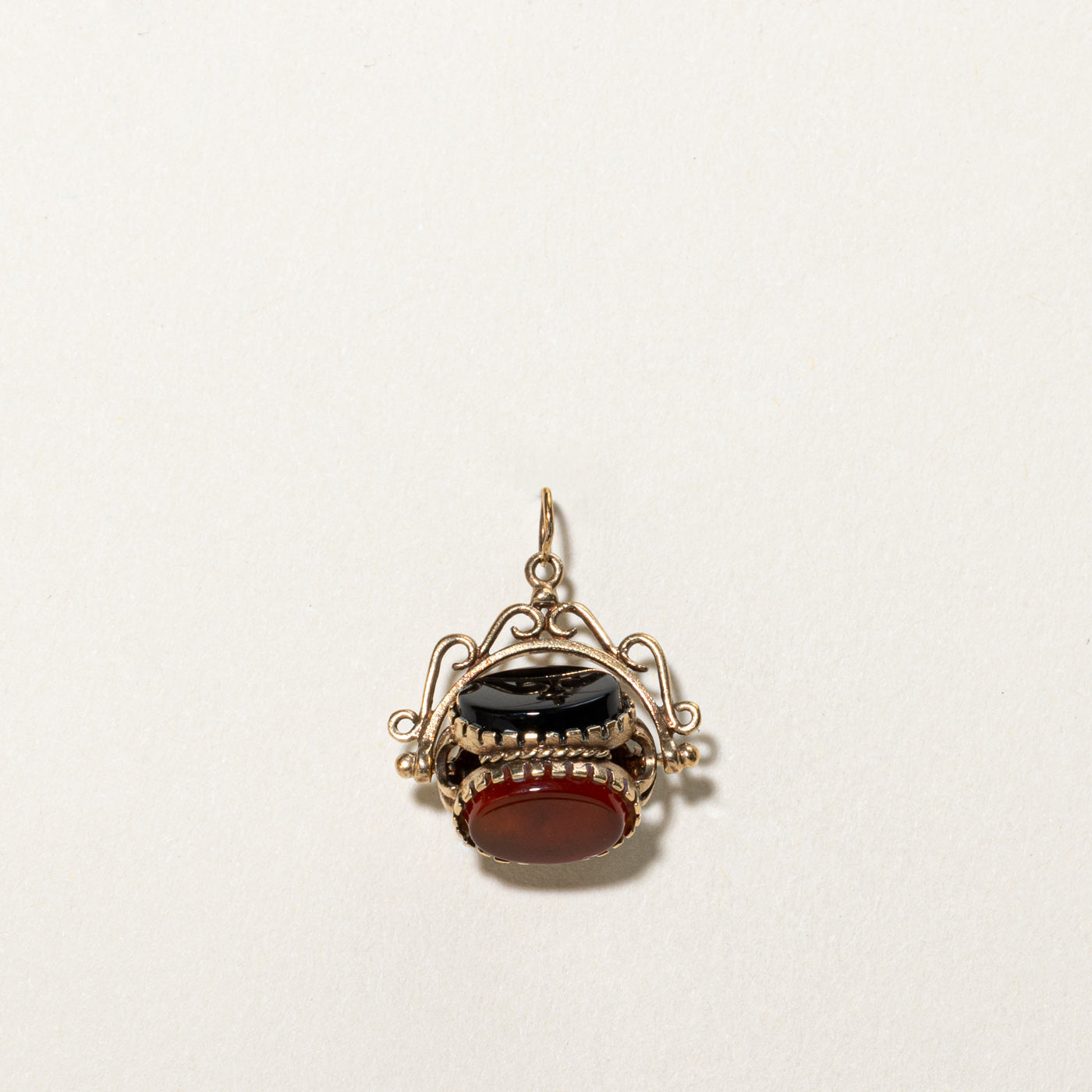 Antique Bloodstone, Carnelian, Onyx Pendant | 3.00ctw