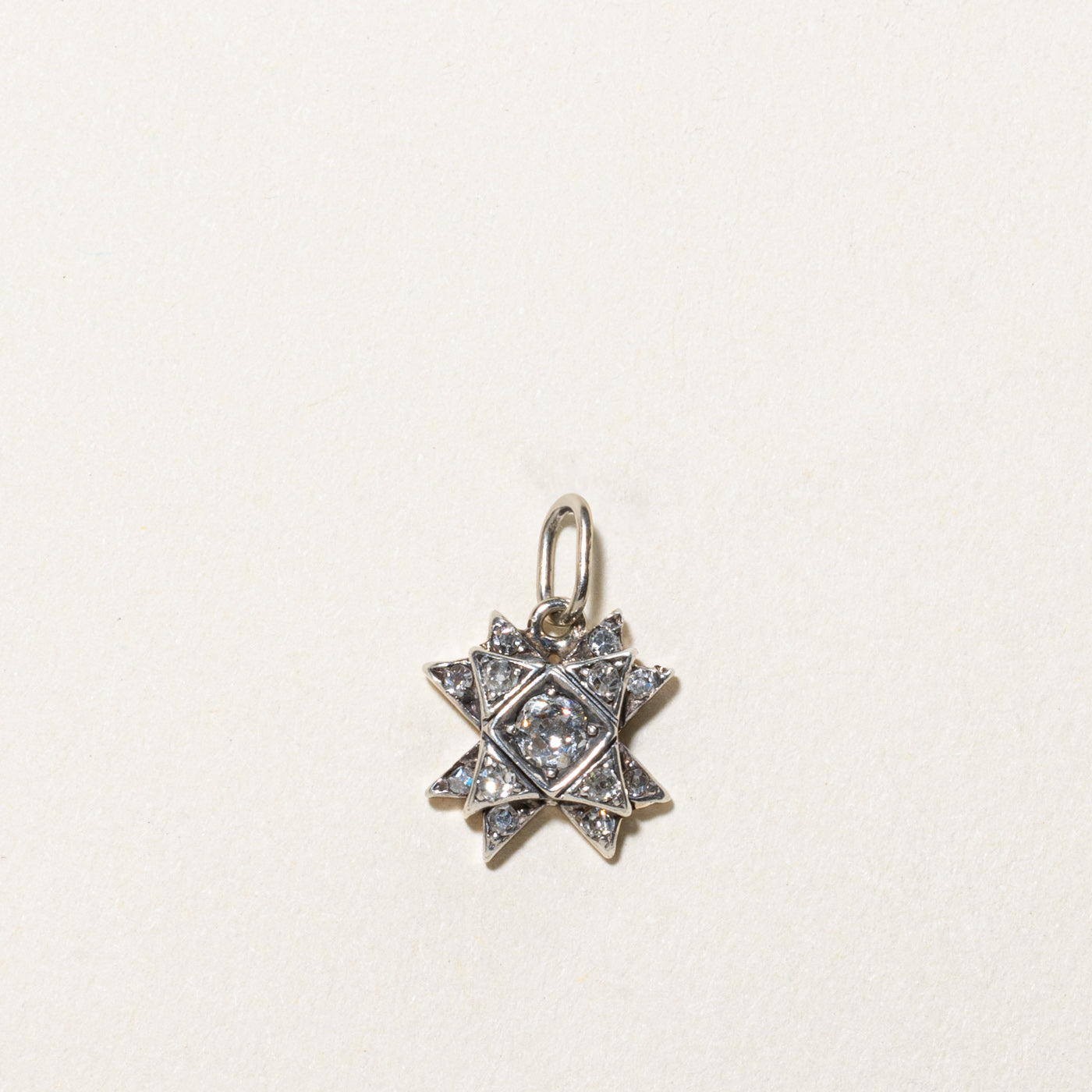 Antique Celestial Star Diamond Pendant | 0.43ctw