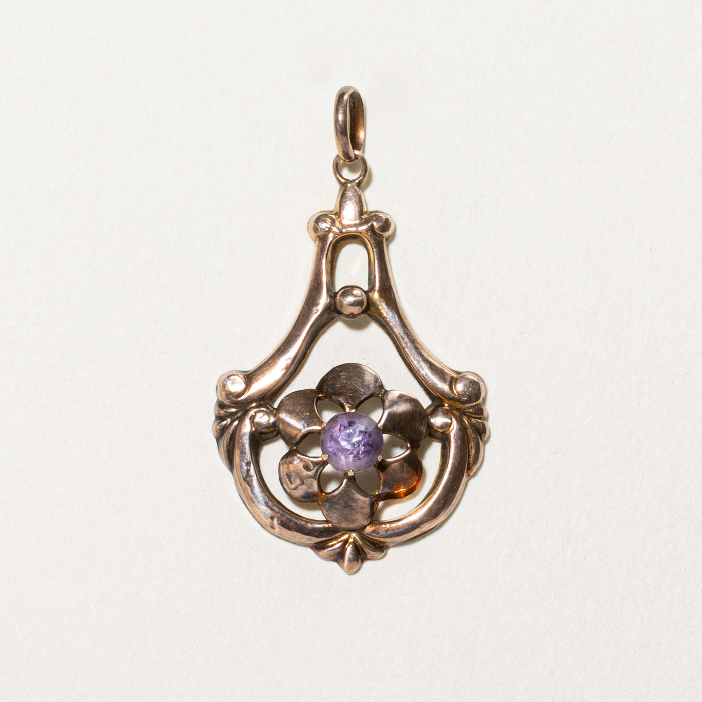 Antique Amethyst Pendant | 0.30ct