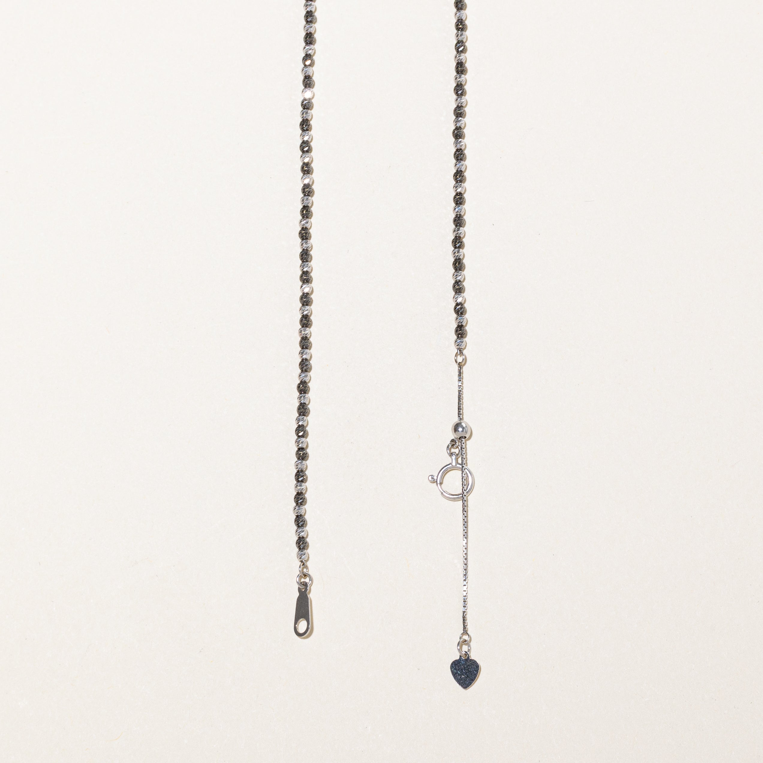 18k Tahitian Black Pearl & Black Diamond Beaded Necklace | 0.12ctw | 9.50mm | 17.5"