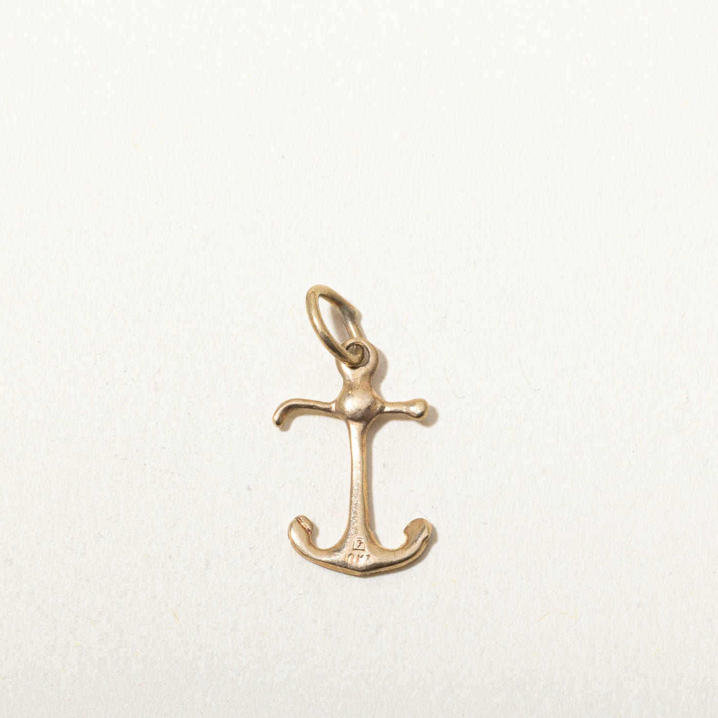 10k Yellow Gold Anchor Charm