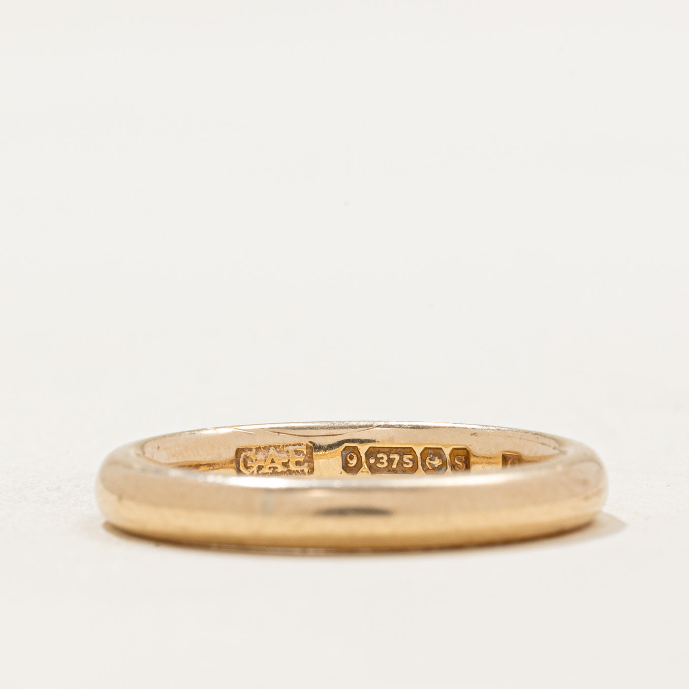 Alliance en or jaune 9 carats Birmingham 1942 | 2,95 mm | Taille 6
