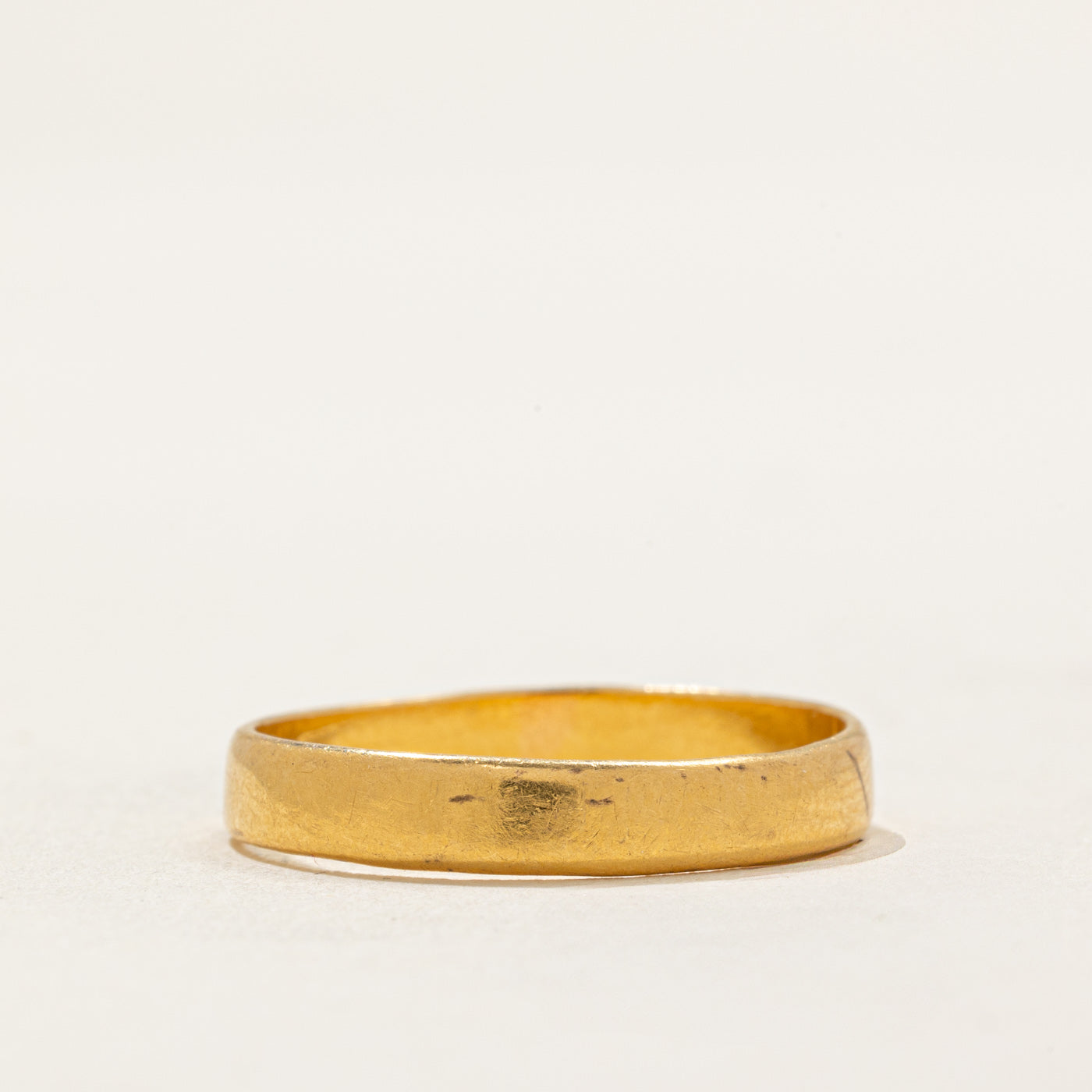 1959 Birmingham 22k Yellow Gold Wedding Band | 3.25mm | SZ 6.75