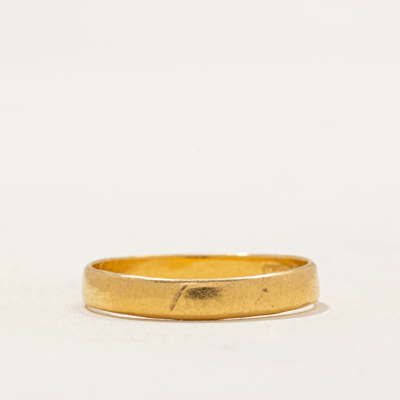 1959 Birmingham 22k Yellow Gold Wedding Band | 3.25mm | SZ 6.75