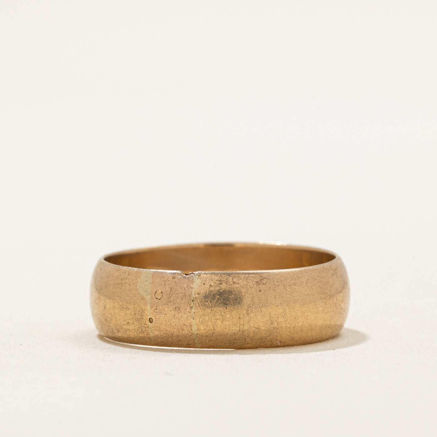 1907 London 18k Yellow Gold Wedding Band | 6.55mm | SZ 10.25