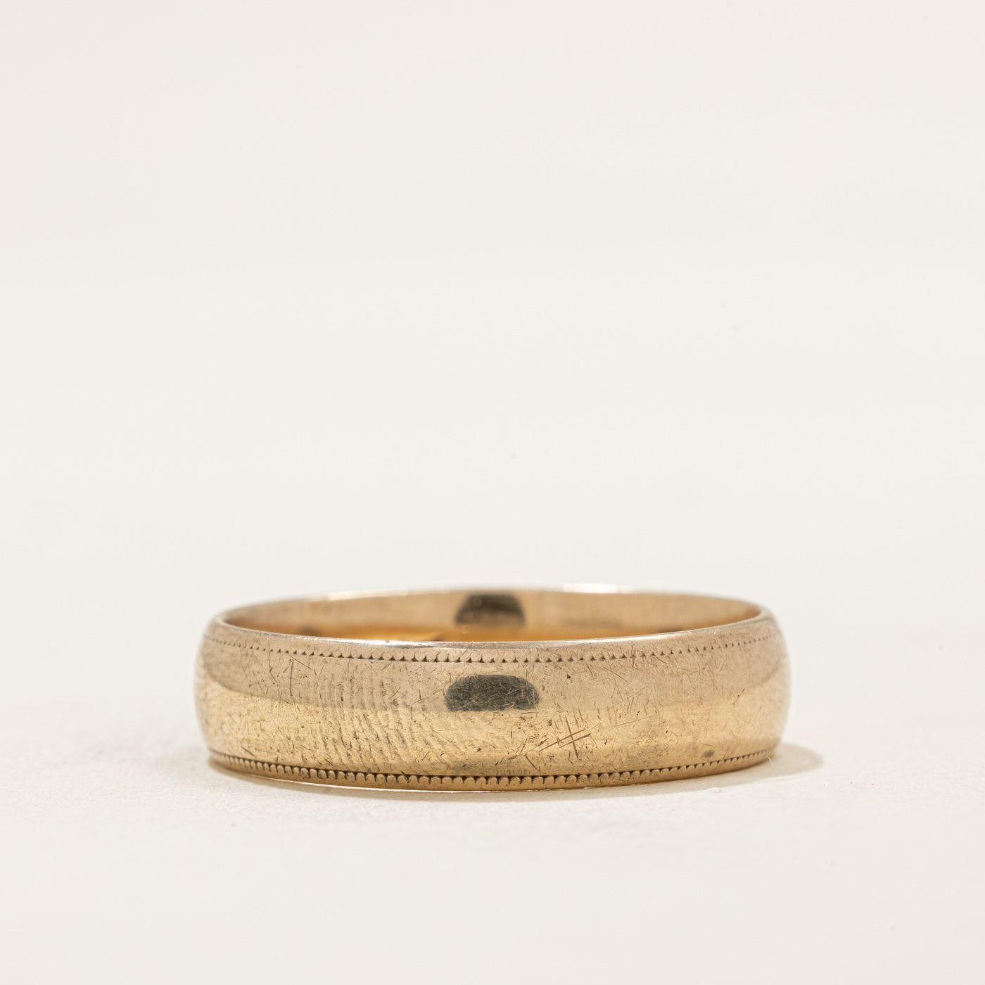 London 9k Yellow Gold Wedding Band | 5.60mm | SZ 11