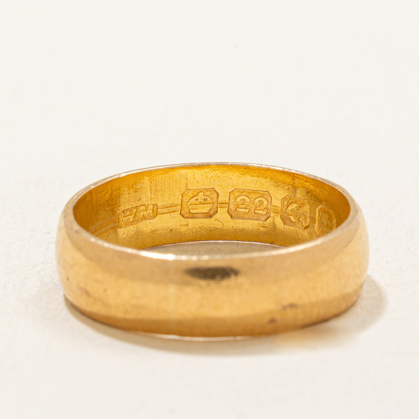 Birmingham 22k Yellow Gold Band | 4.70mm | SZ 4
