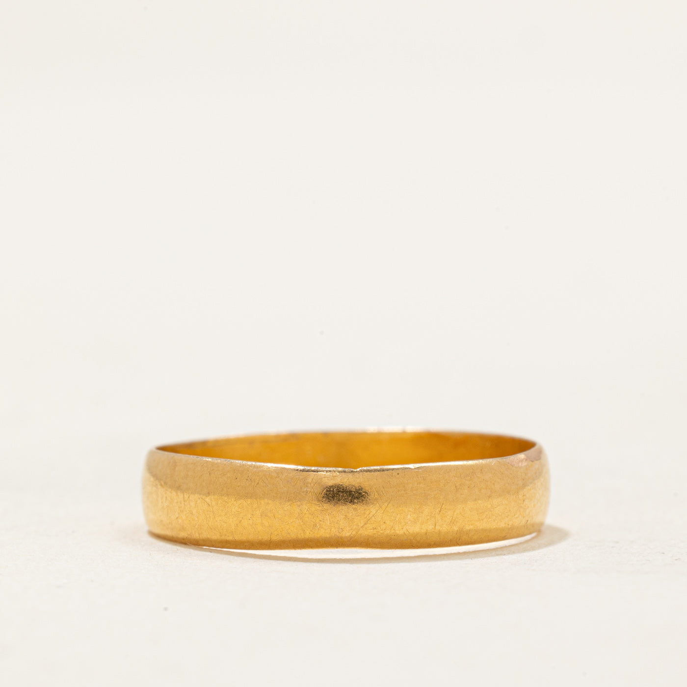 Alliance Bimringham en or jaune 22 carats | 3,80 mm | Taille 5,25