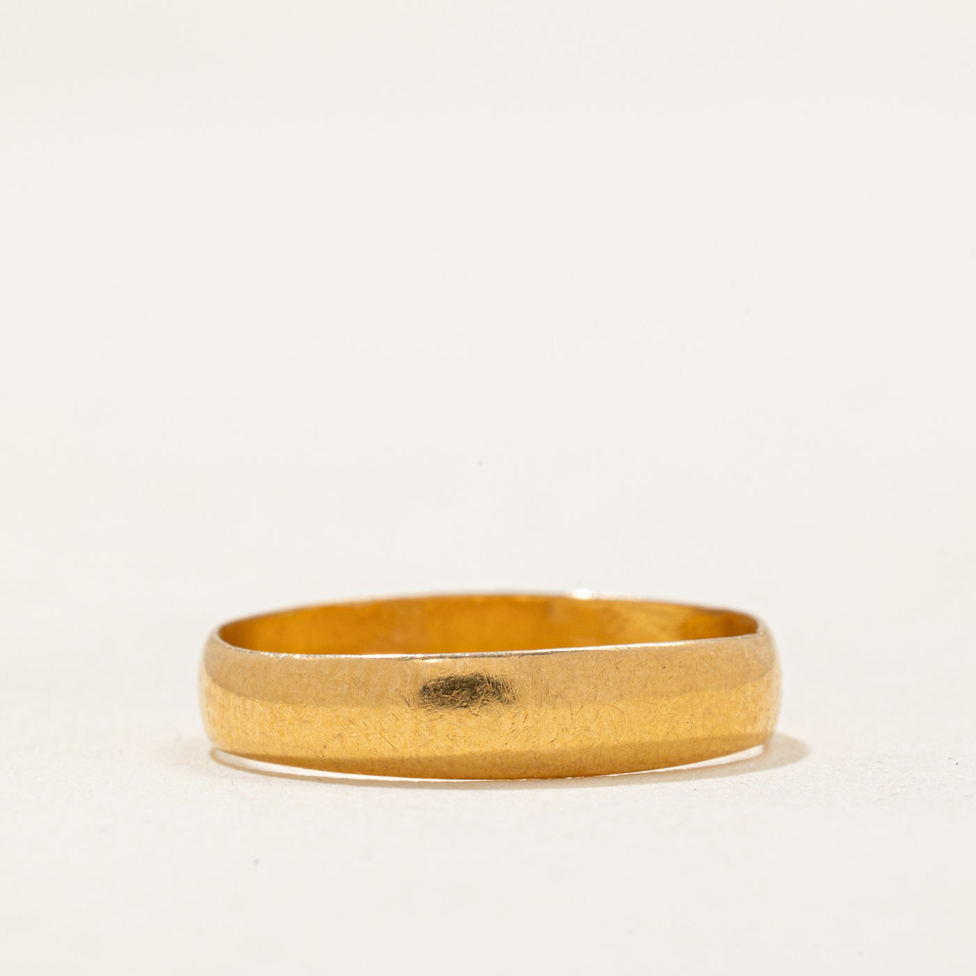 Alliance Bimringham en or jaune 22 carats | 3,80 mm | Taille 5,25