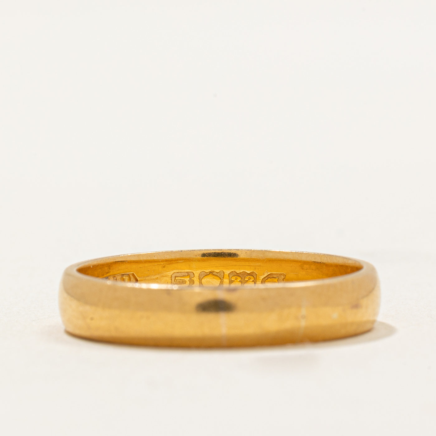 1908 London 22k Yellow Gold Wedding Band | 3.90mm | SZ 8.75
