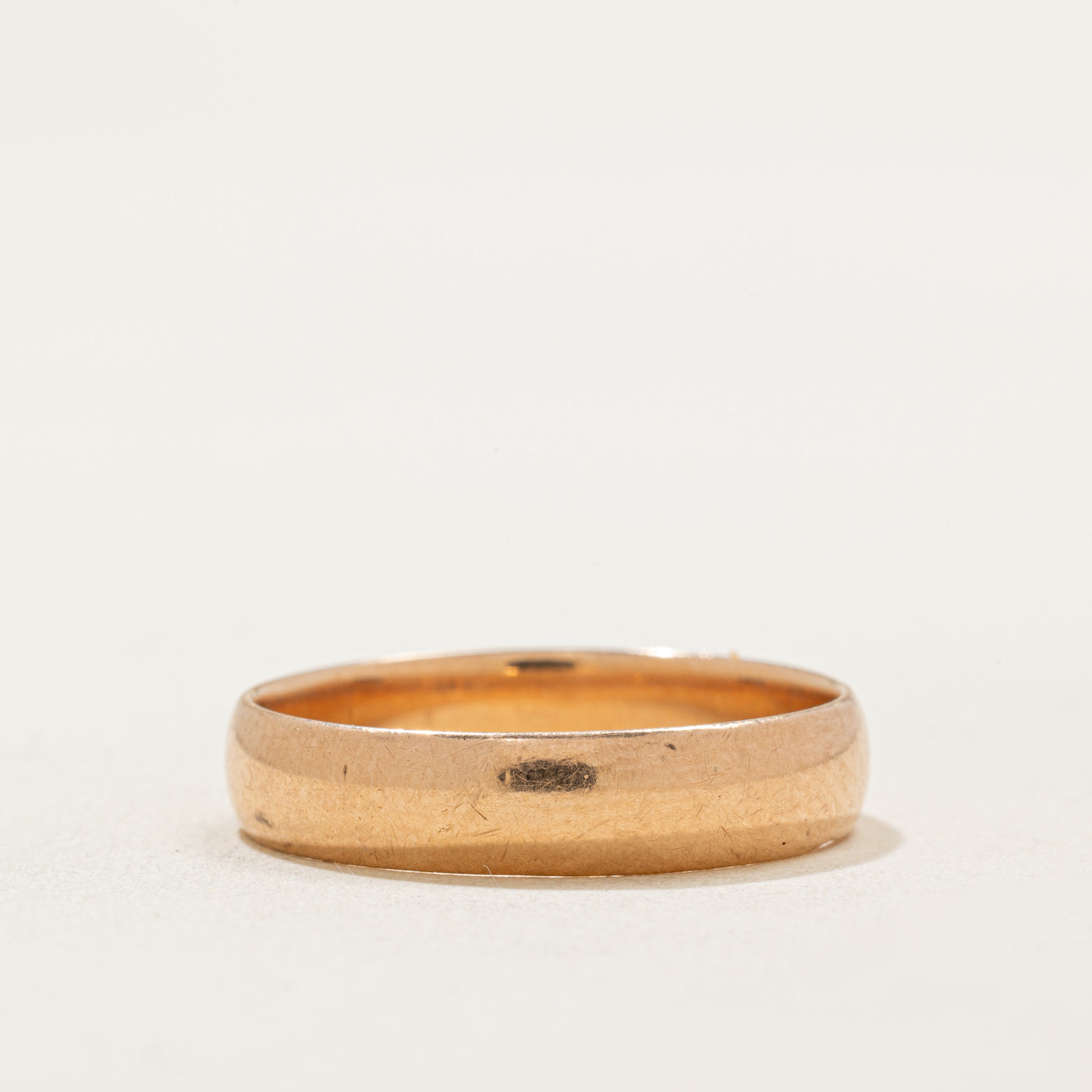 Alliance en or rose 14 carats, Tbilissi, 1966 | 4,95 mm | Taille 10,75