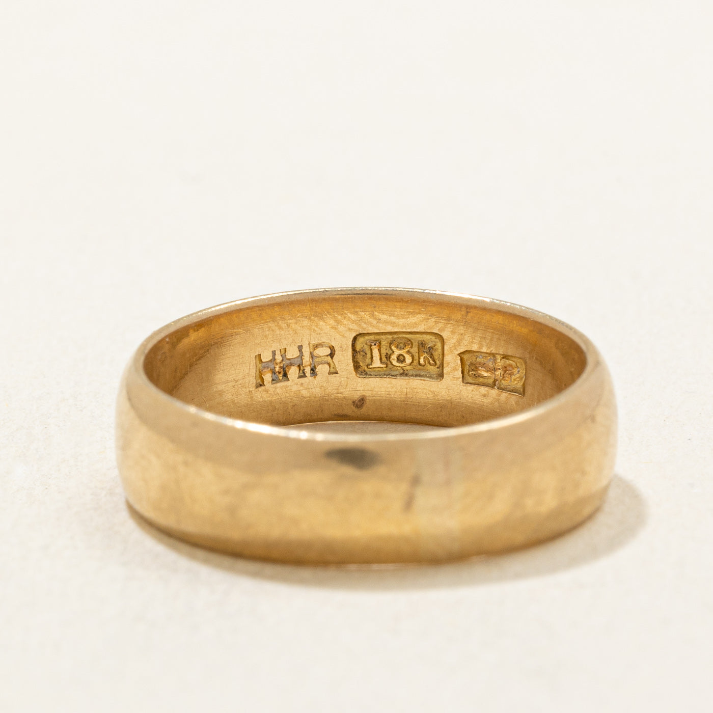 18k Yellow Gold Wedding Band | 5.35mm | SZ 6