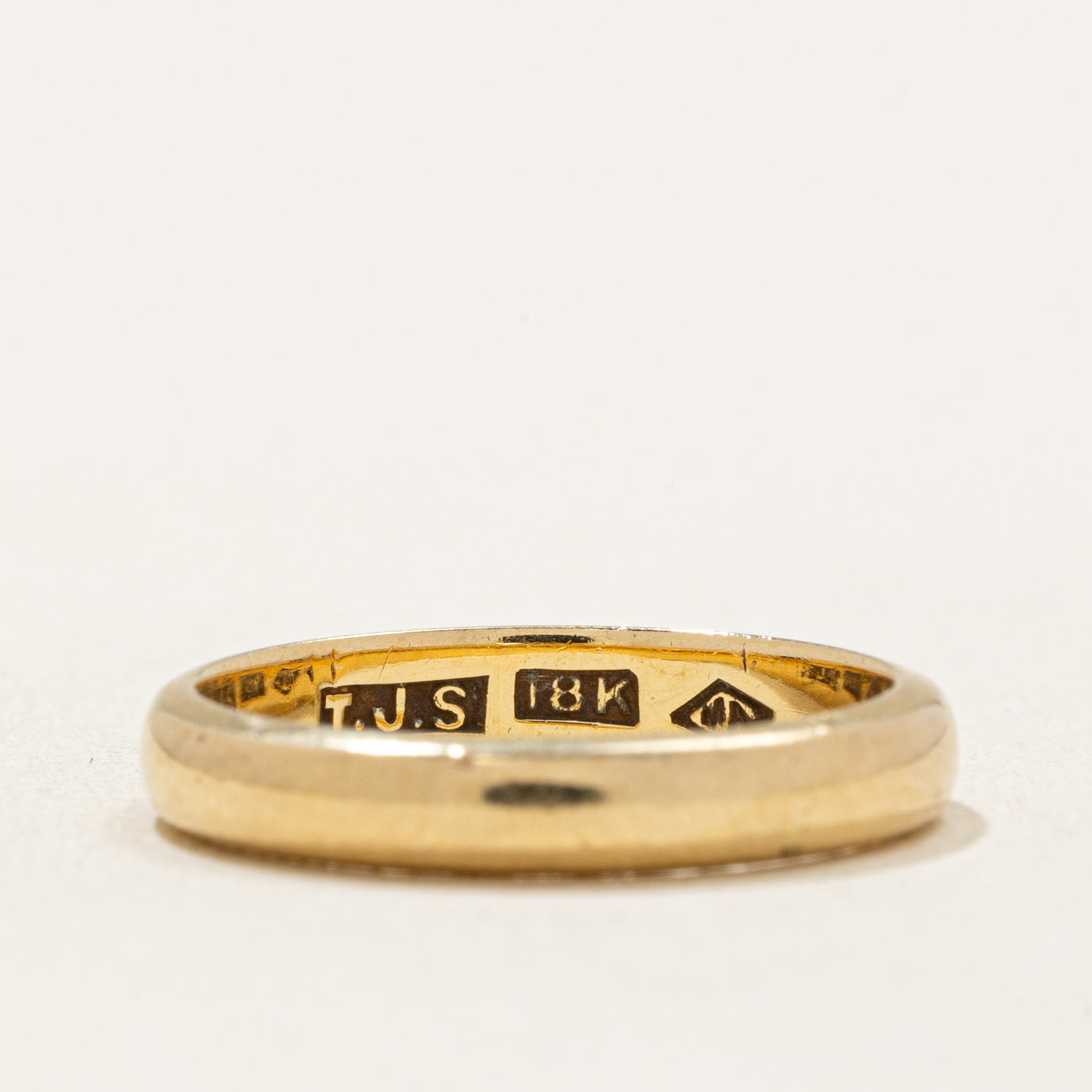 18k Yellow Gold Wedding Band | 3.30mm | SZ 6