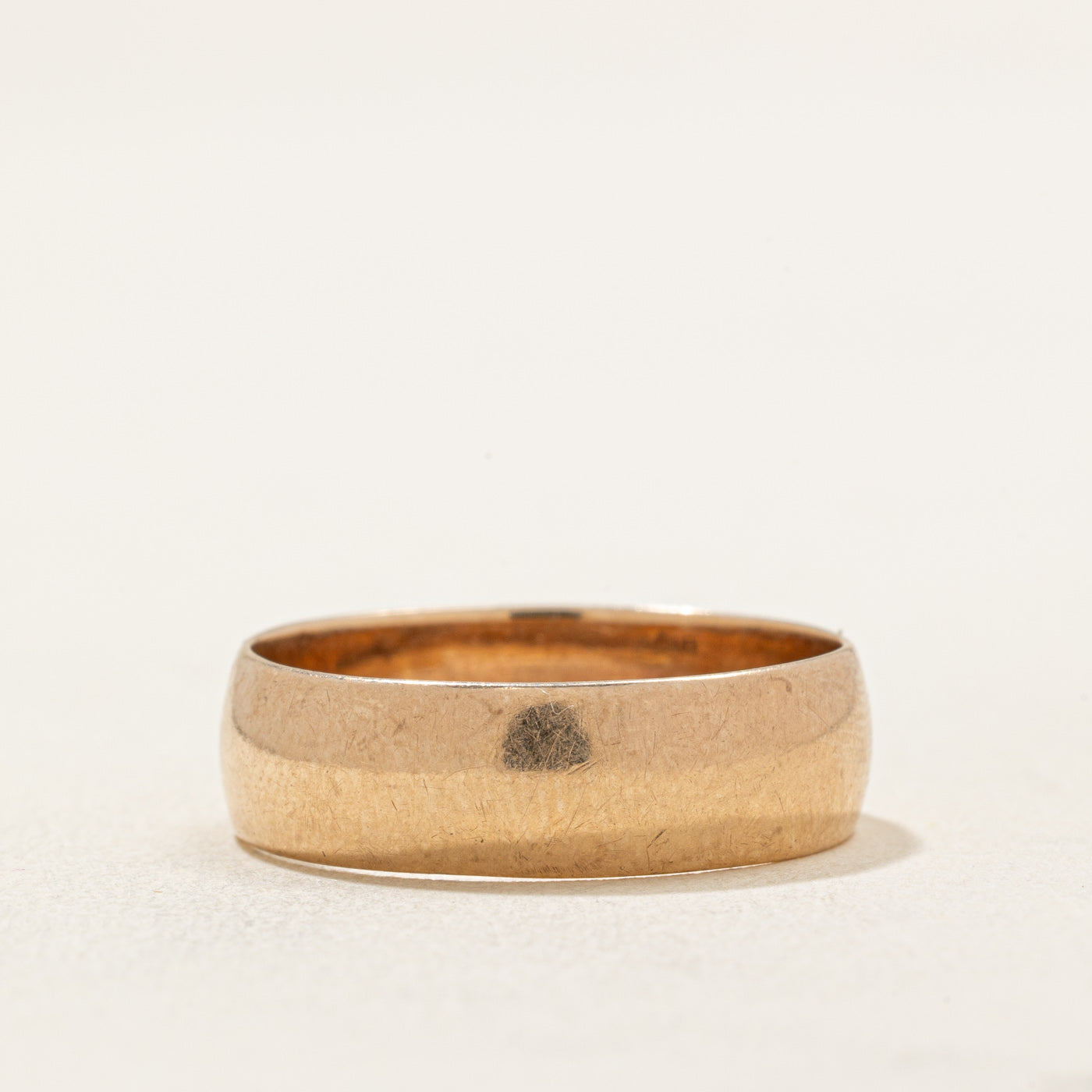 10k Rose Gold Wedding Band | 6.20mm | SZ 9