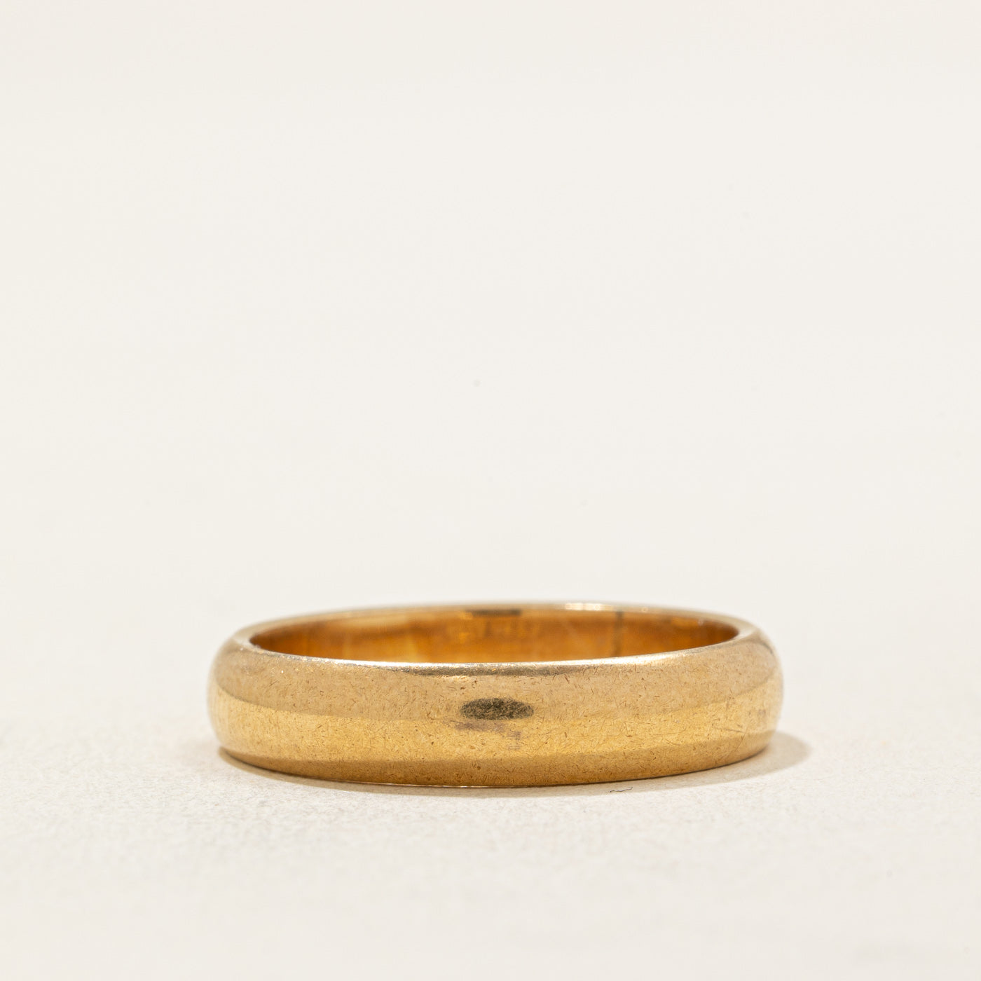 18k Yellow Gold Wedding Band | 4.00mm | SZ 7.25