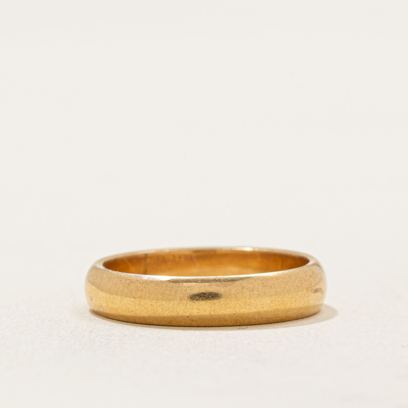 18k Yellow Gold Wedding Band | 4.00mm | SZ 7.25