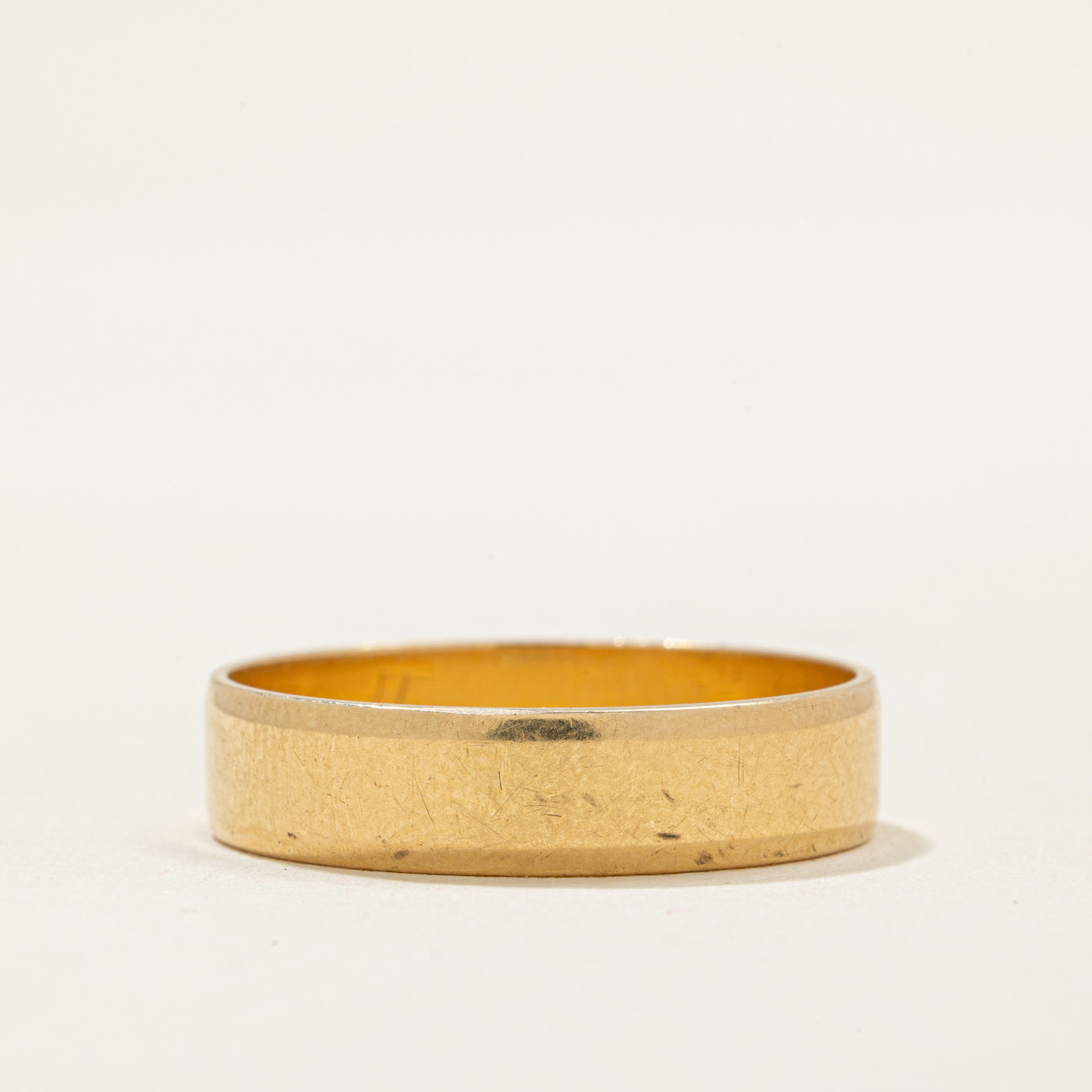 1991 London 18k Yellow Gold Wedding Band | 5.10mm | SZ 10.75