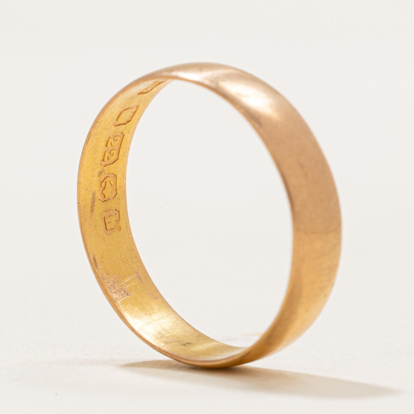 1907 Birmingham 22k Yellow Gold Wedding Band | 4.45mm | SZ 7