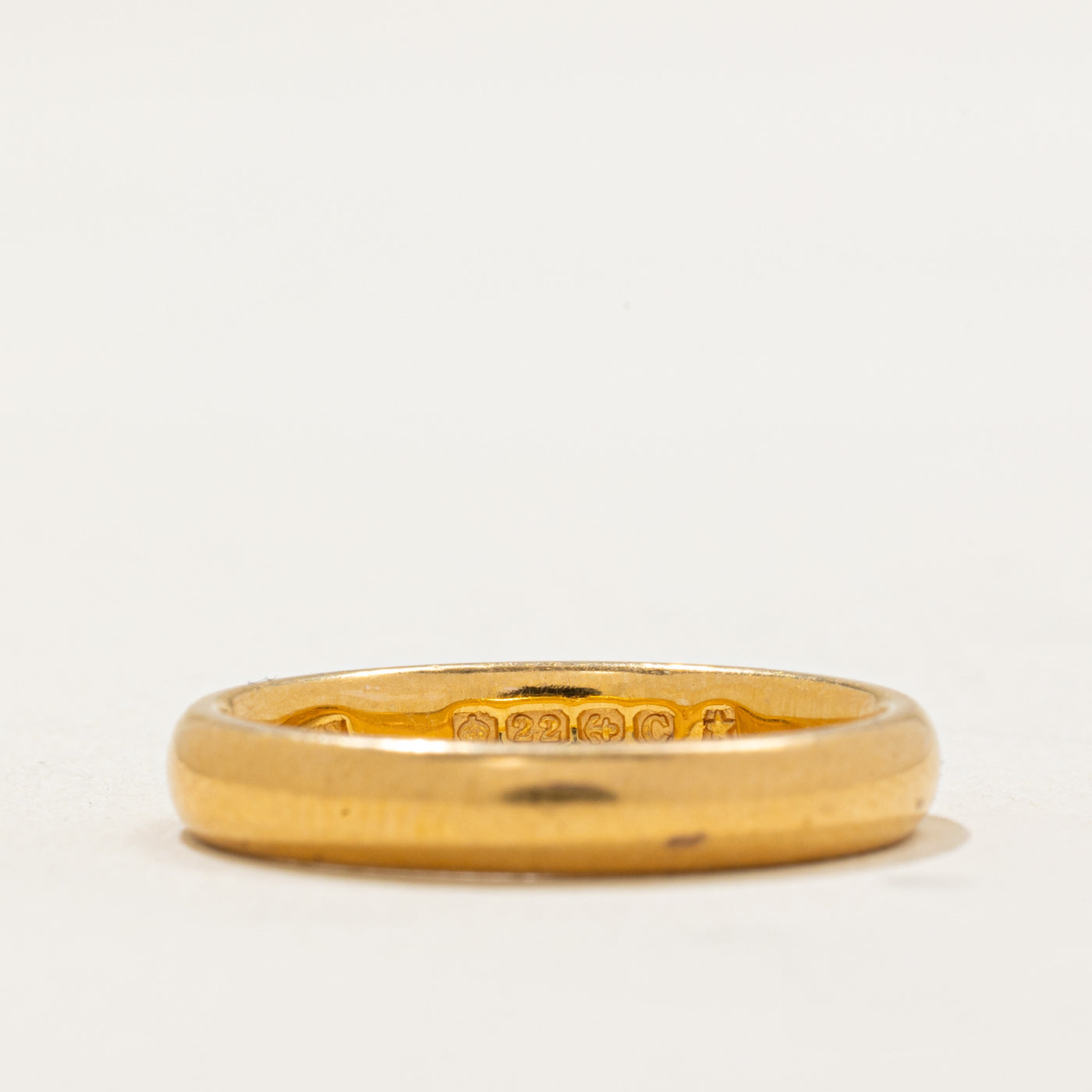 1927 Birmingham 22k Yellow Gold Wedding Band | 3.35mm | SZ 6