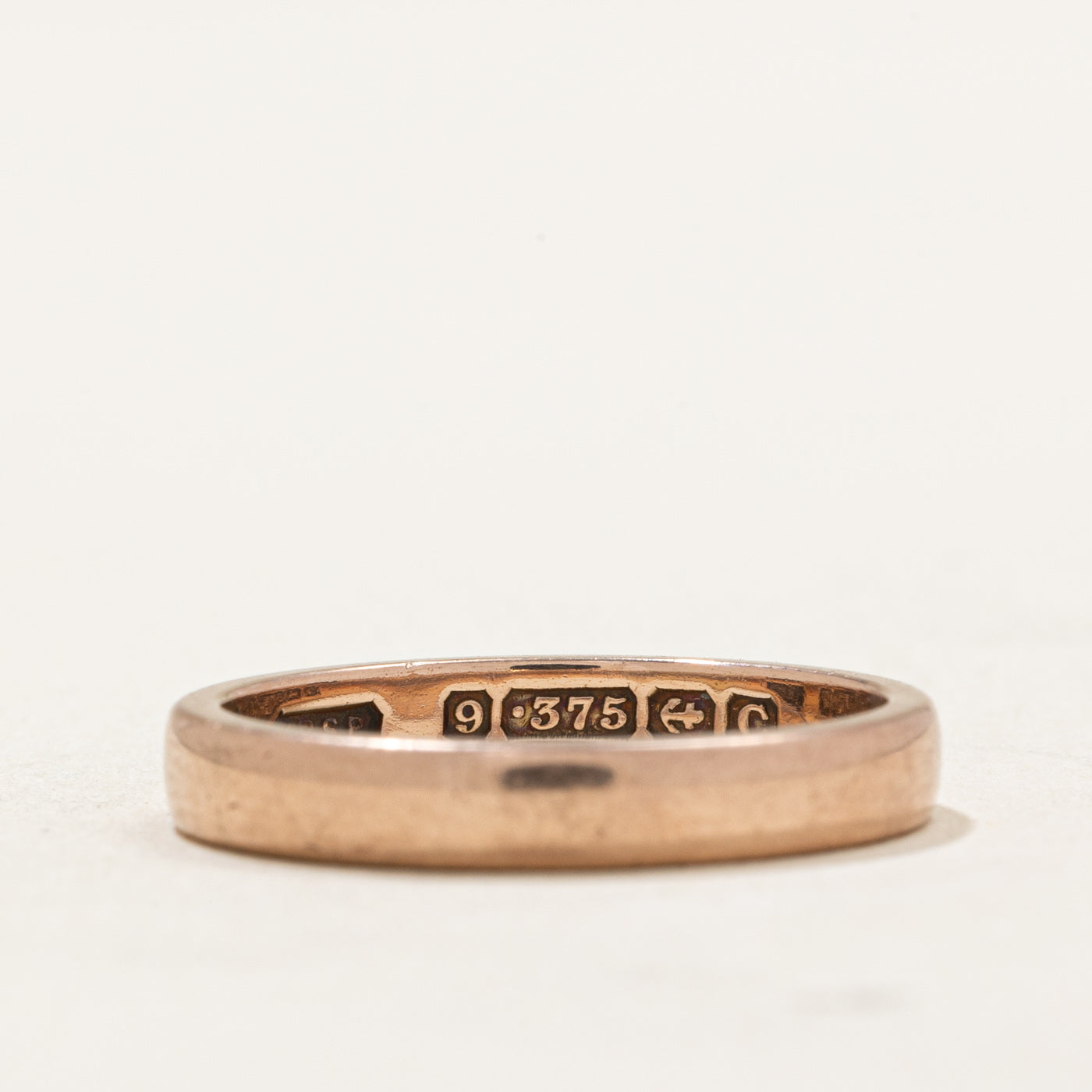 1927 Birmingham 9k Rose Gold Wedding Band | 3.00mm | SZ 5.5