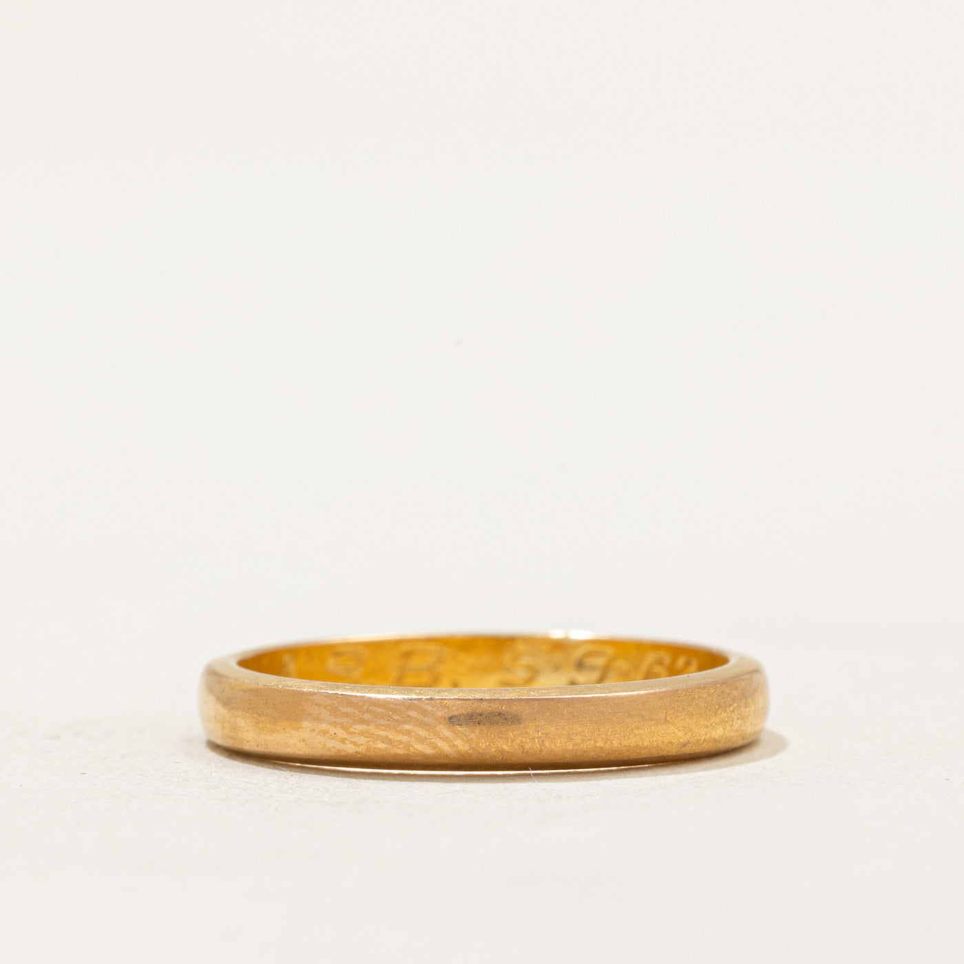 1935 Birmingham 22k Yellow Gold Wedding Band | 2.60mm | SZ 6.25
