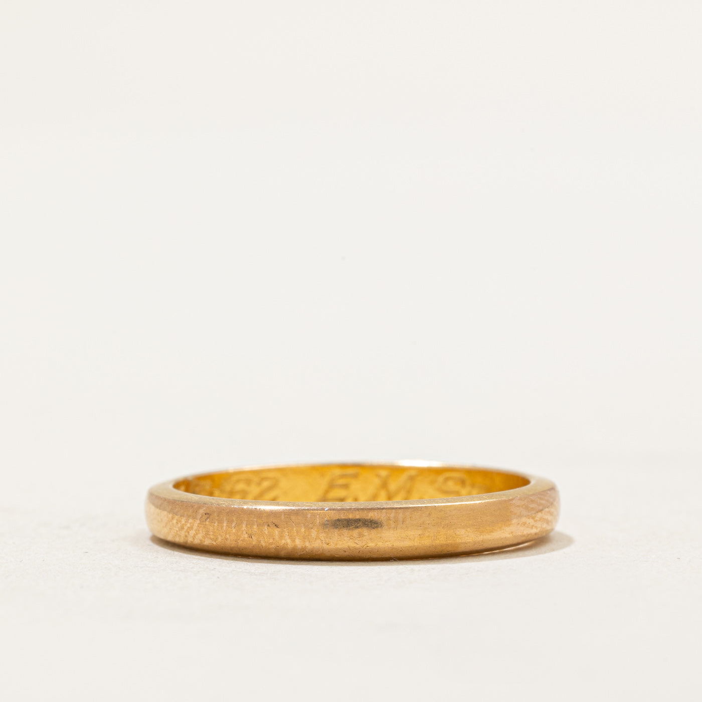 Alliance en or jaune 22 carats Birmingham 1935 | 2,60 mm | Taille 6,25