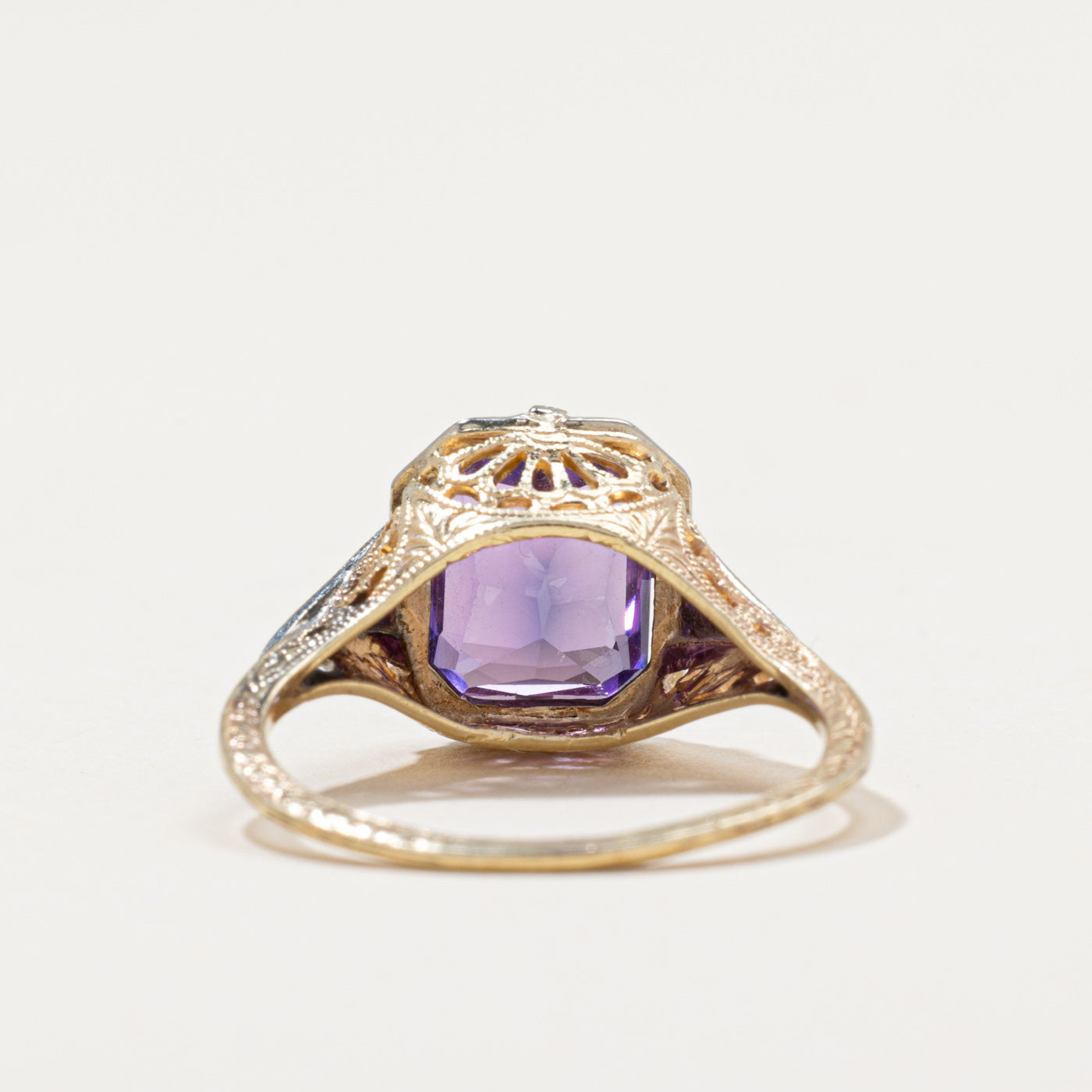 Synthetic Colour Change Sapphire Ring | 2.80ct | SZ 5.75