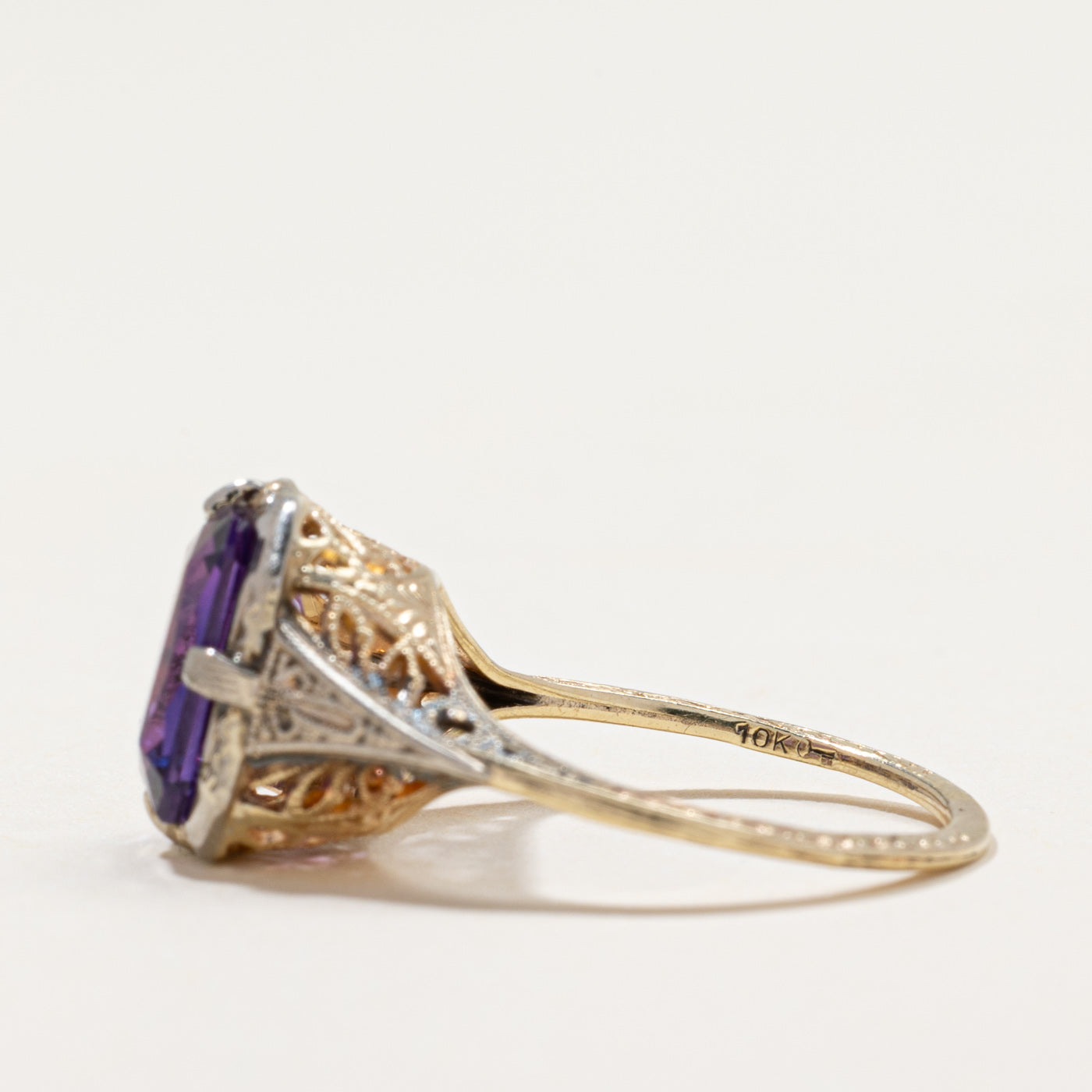 Synthetic Colour Change Sapphire Ring | 2.80ct | SZ 5.75
