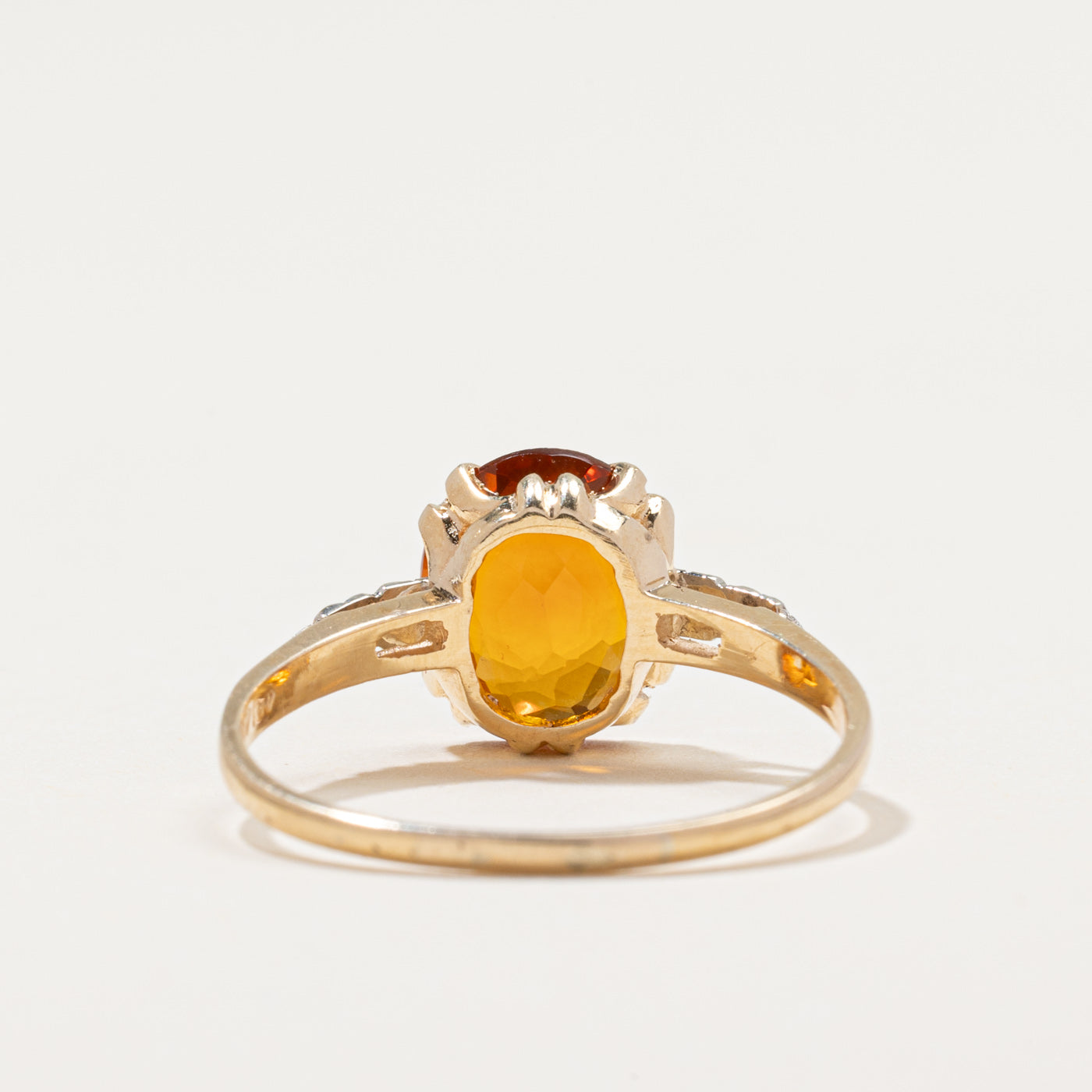 Oval Cut Citrine Ring | 1.50ct | SZ 9