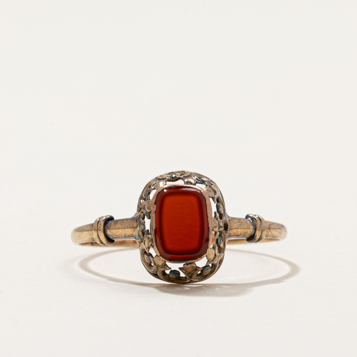 Antique German Carnelian Ring | 0.65ct | SZ 7