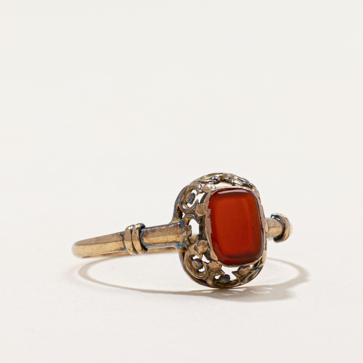 Antique German Carnelian Ring | 0.65ct | SZ 7