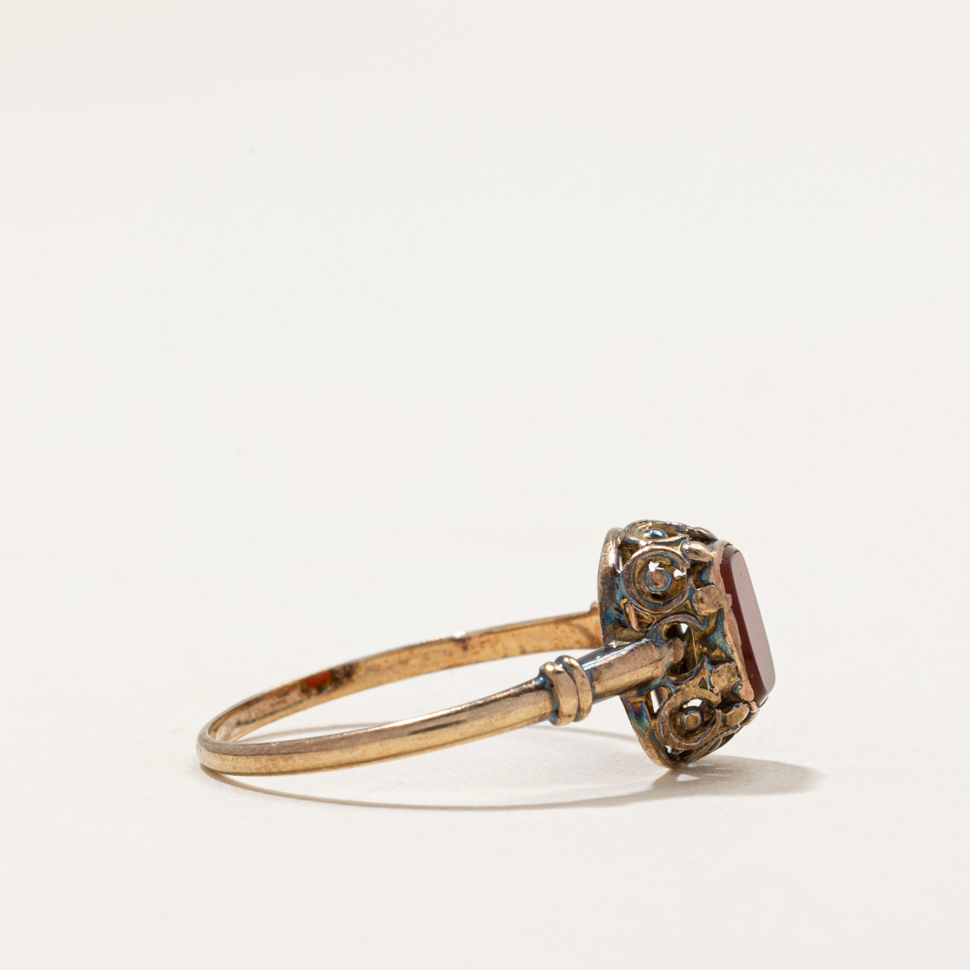 Antique German Carnelian Ring | 0.65ct | SZ 7