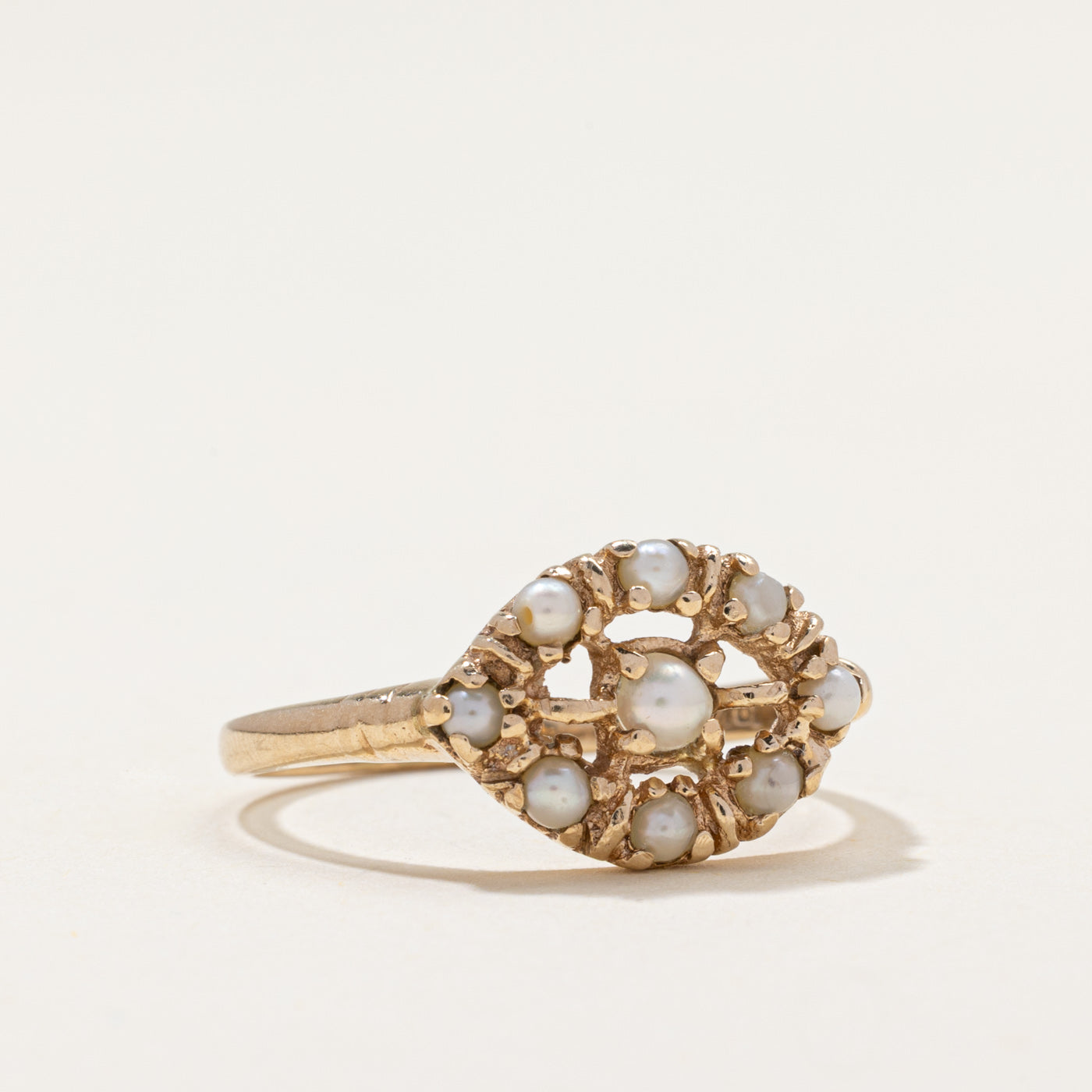 Retro Imitation Pearl Ring | SZ 7.25